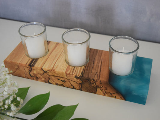 Candle Holder - Including 3 Votive Candles