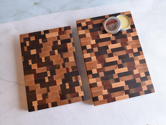 Chaotic End Grain Cutting Board - Butcher Block
