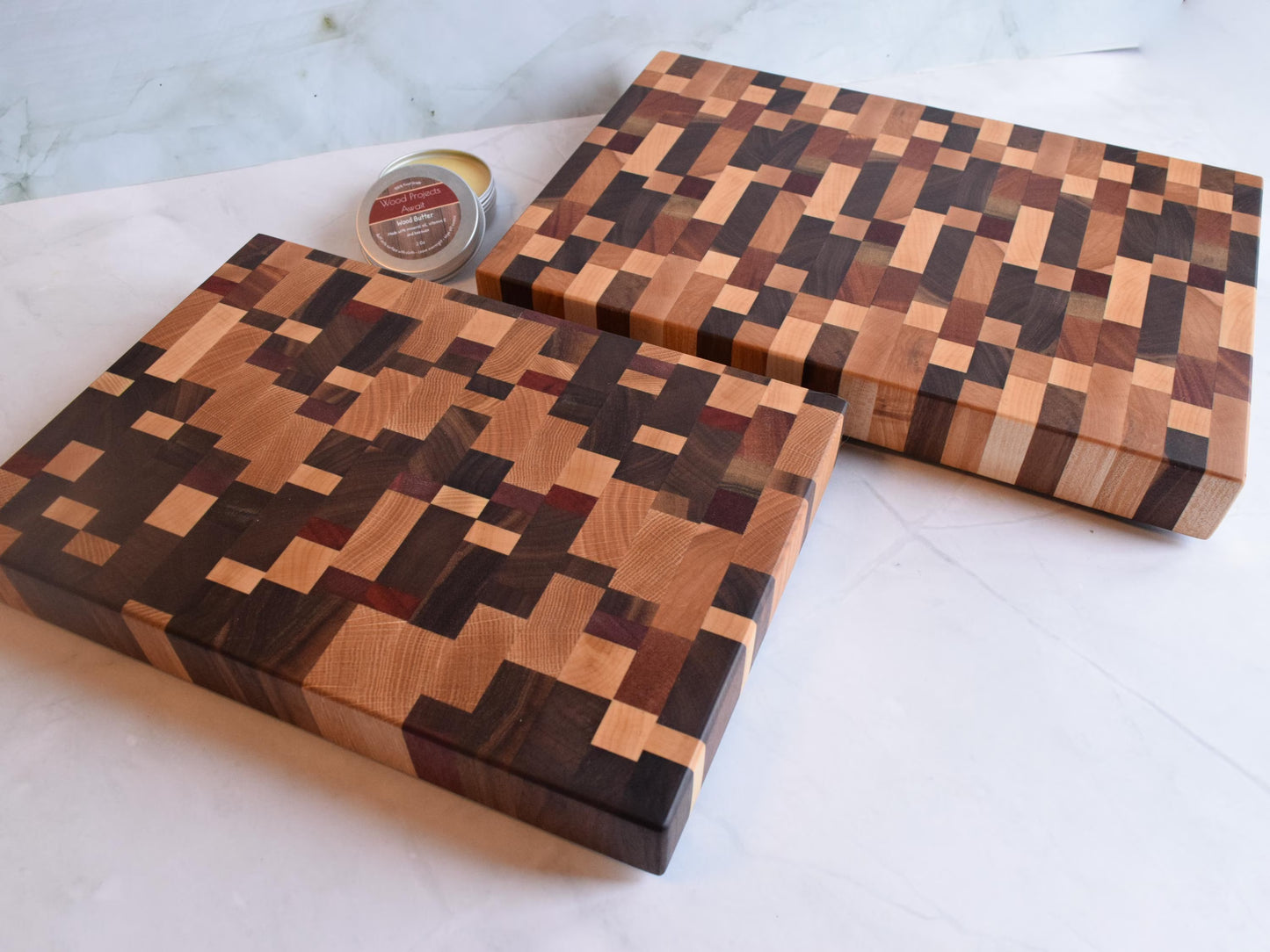 Chaotic End Grain Cutting Board - Butcher Block
