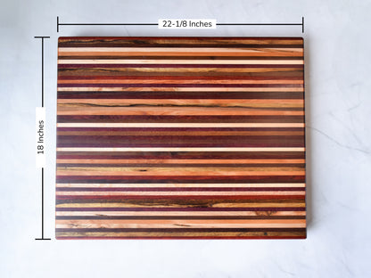 Cutting Board - 22-1/8" x 18" x 1-5/8" - Multi Species