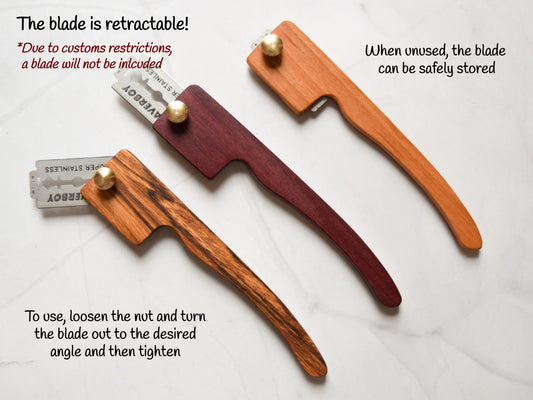 Bread Lame Handle, Retractable Dough Scoring Knife