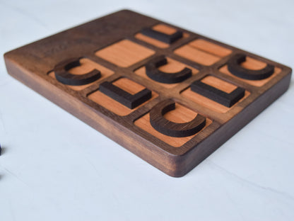 Custom Wooden Tic-Tac-Toe