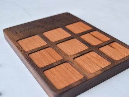 Custom Wooden Tic-Tac-Toe