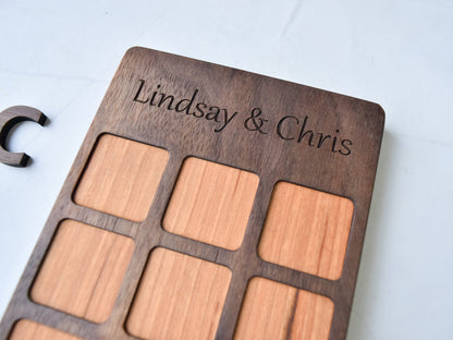 Custom Wooden Tic-Tac-Toe