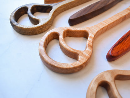 Close up of the dough whisk