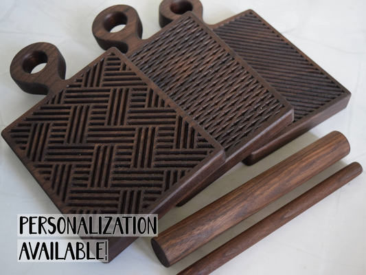 Gnocchi Board Set - Walnut
