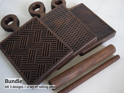 Gnocchi Board Set - Walnut