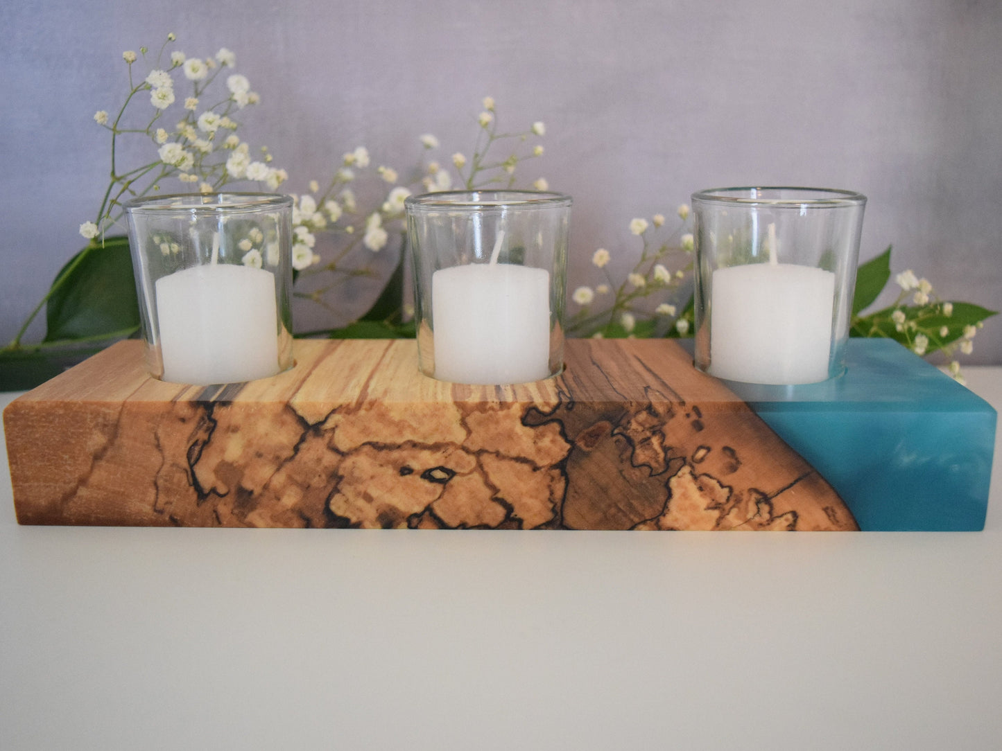 Candle Holder - Including 3 Votive Candles