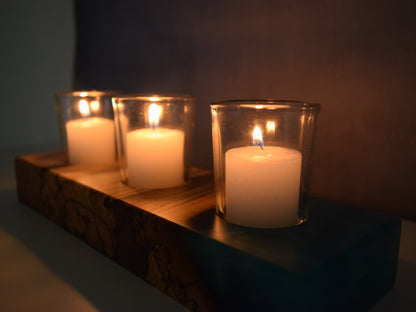 Candle Holder - Including 3 Votive Candles