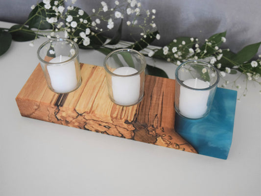 Candle Holder - Including 3 Votive Candles