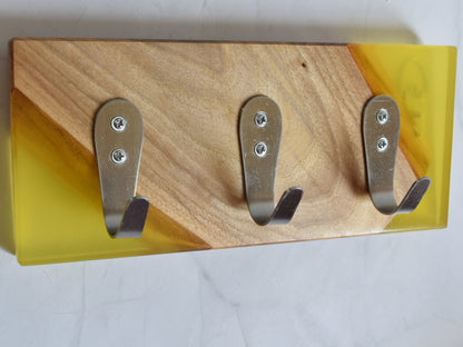 Coat Hanger - Yellow (Wall Mount)