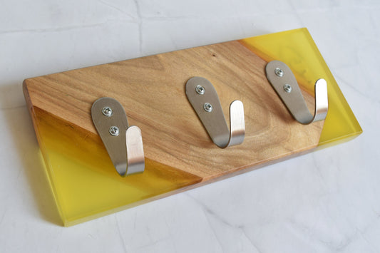 Coat Hanger - Yellow (Wall Mount)