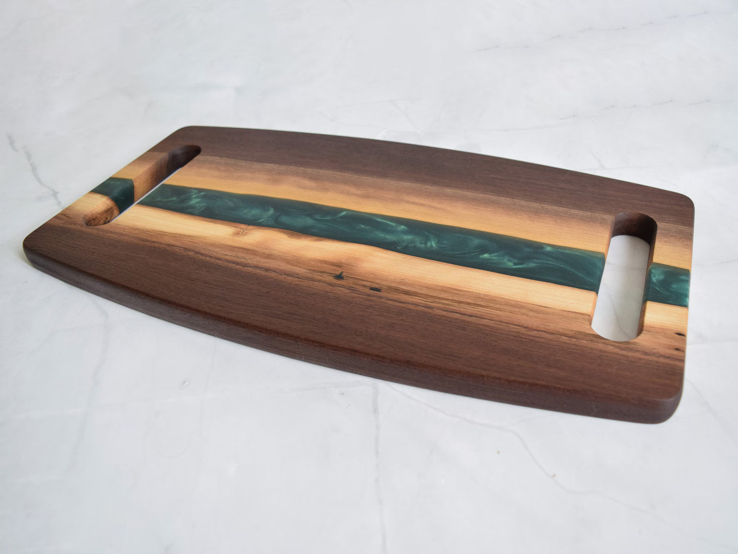Wooden Epoxy Charcuterie Board with Handle