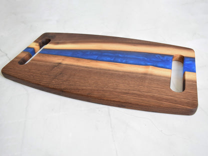 Wooden Epoxy Charcuterie Board with Handle