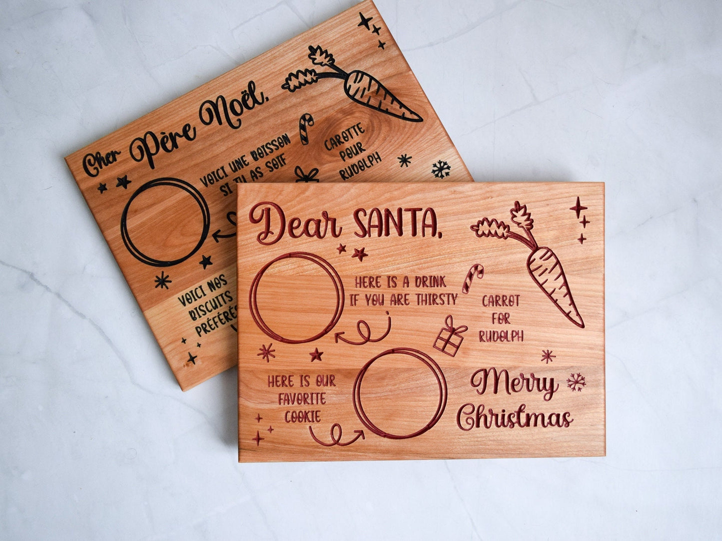 Personalized Dear Santa Tray - Santa Cookie and Milk Platter