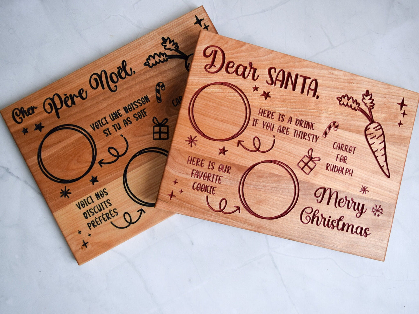 Personalized Dear Santa Tray - Santa Cookie and Milk Platter
