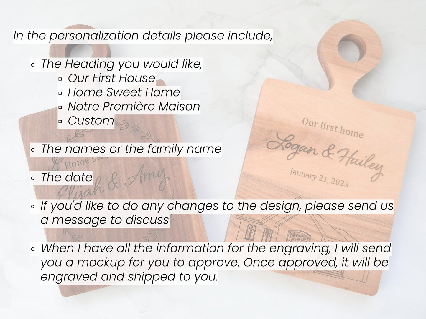 Personalized Housewarming Gift