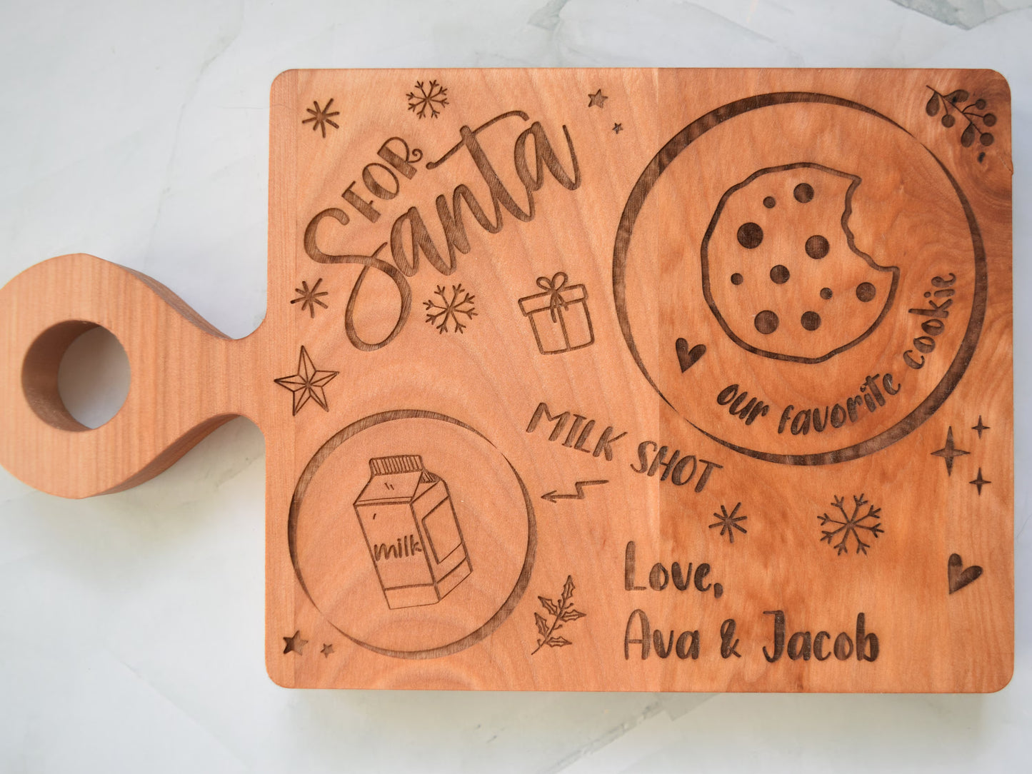 Mini Personalized For Santa Tray