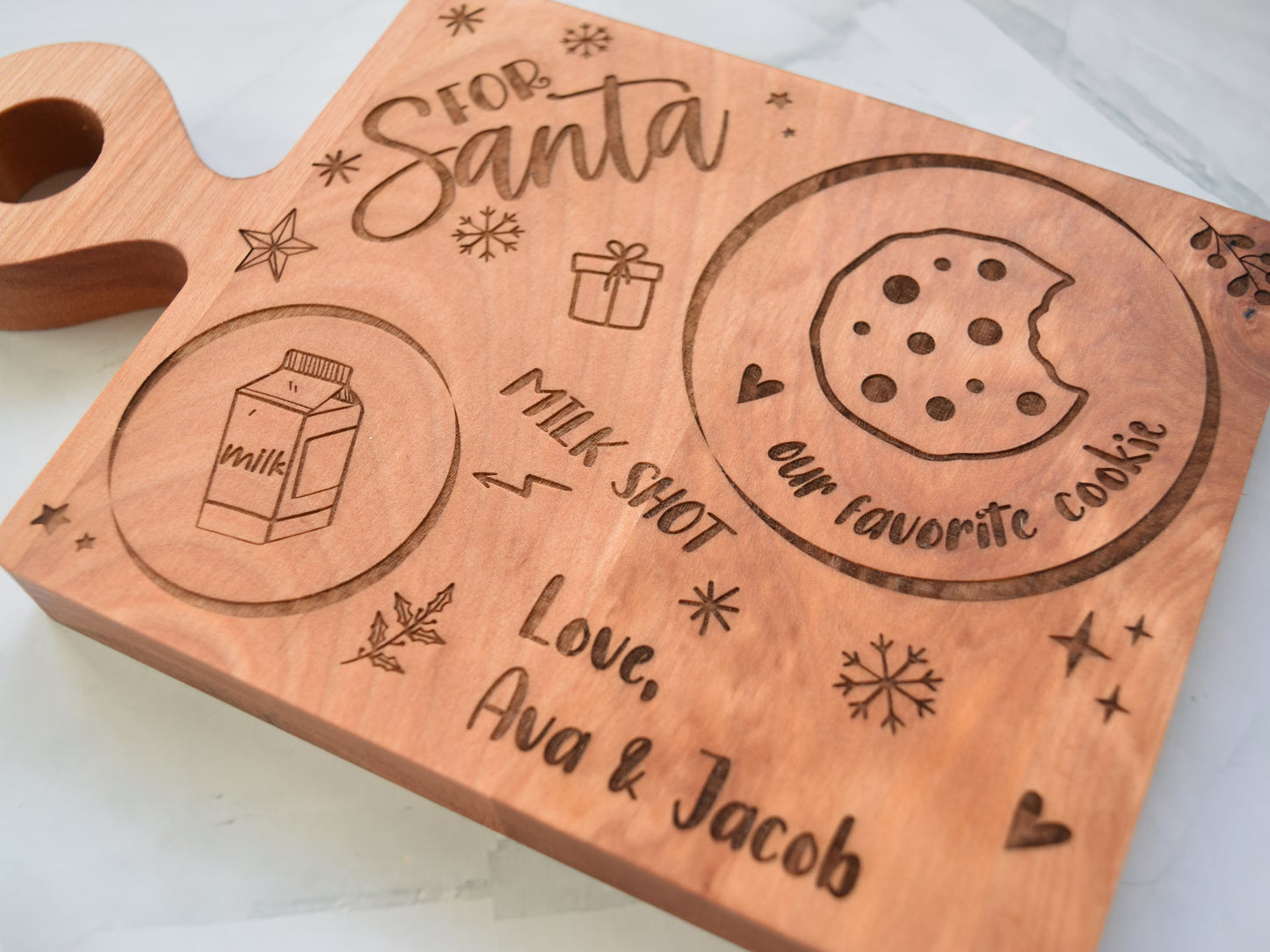 Mini Personalized For Santa Tray
