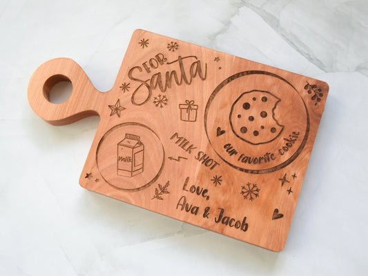 Mini Personalized For Santa Tray