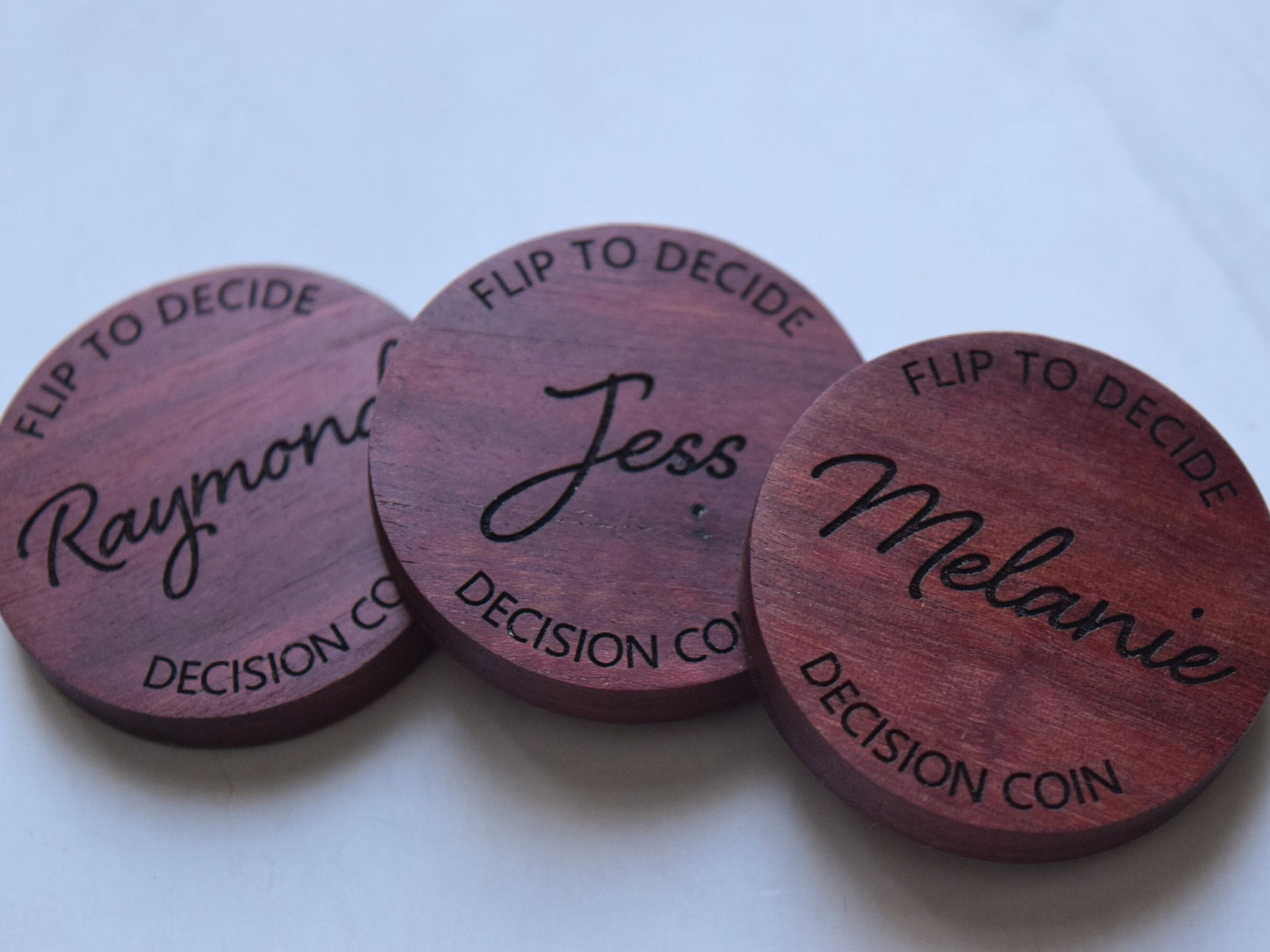 Magnetic Decision Maker Coin - Purple Heart