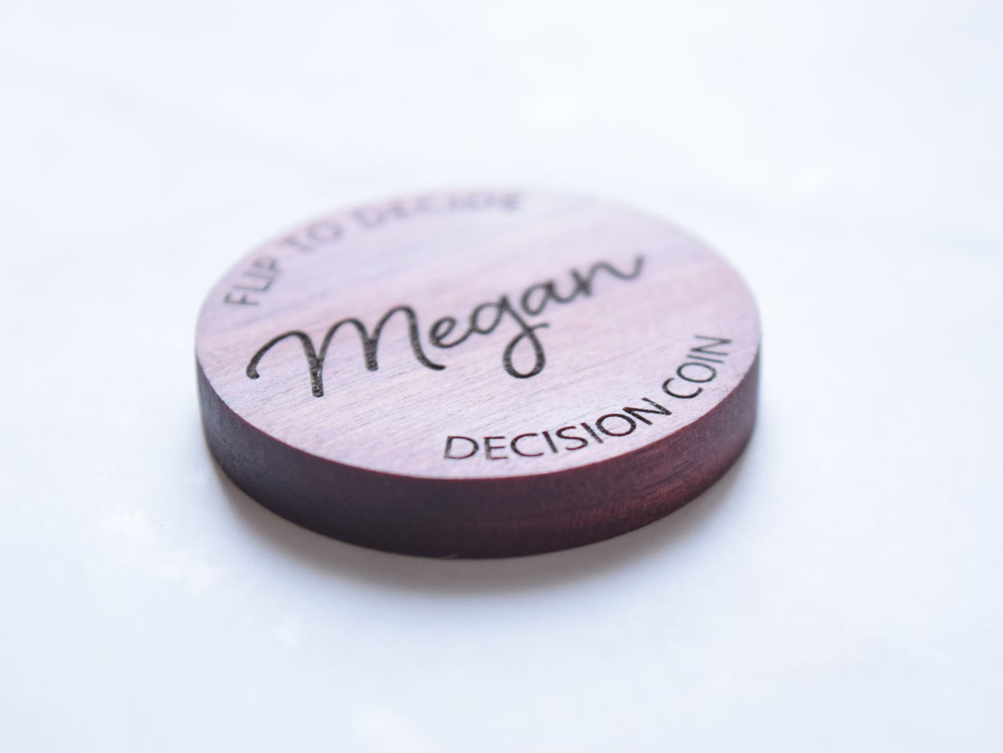 Magnetic Decision Maker Coin - Purple Heart