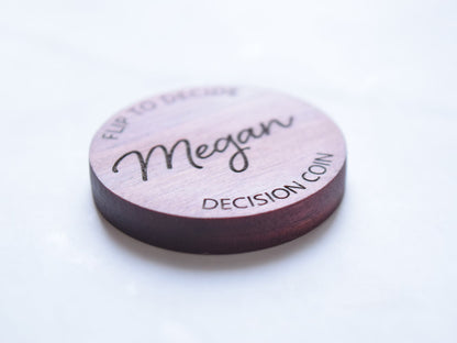 Magnetic Decision Maker Coin - Purple Heart