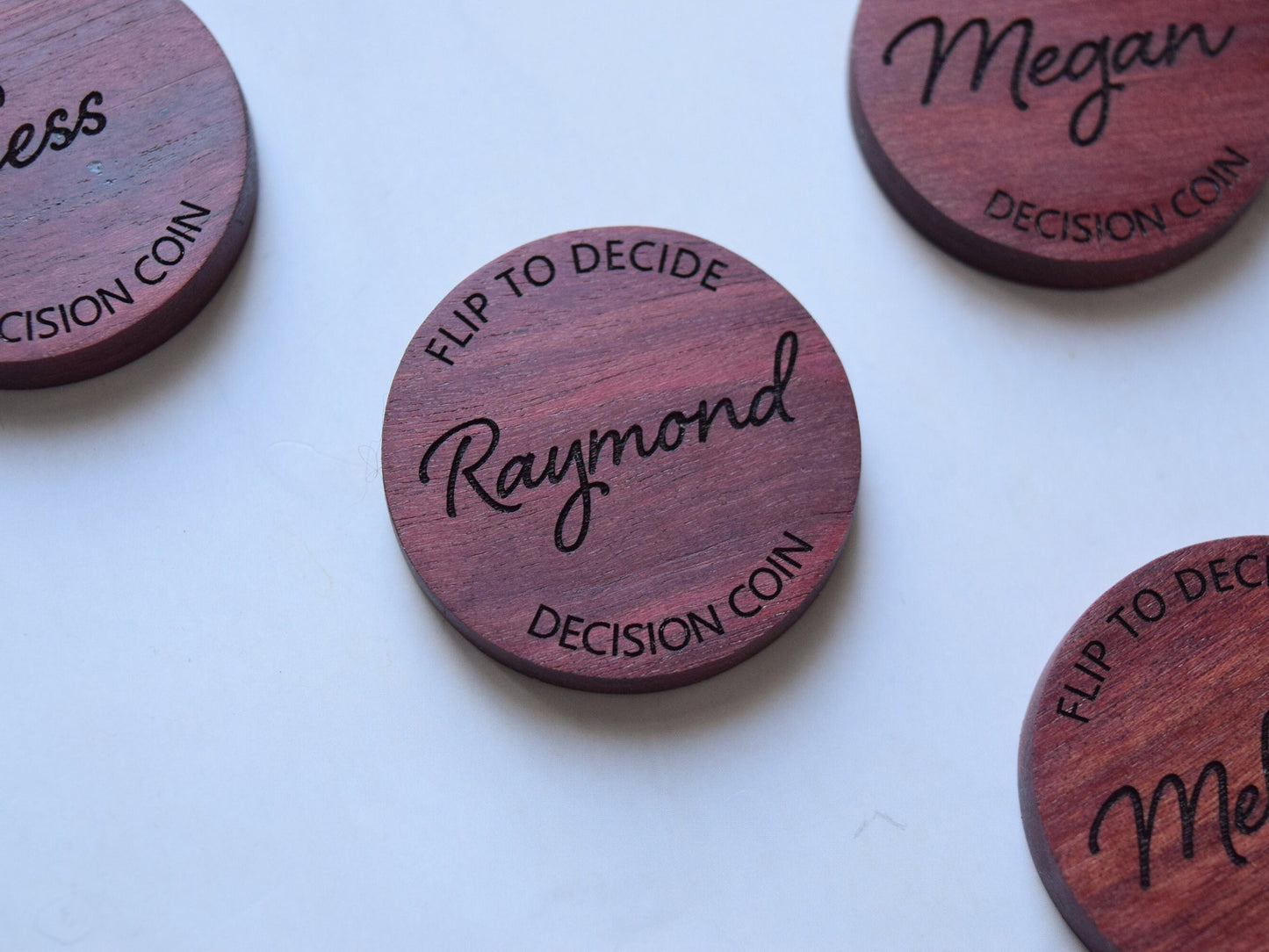 Magnetic Decision Maker Coin - Purple Heart