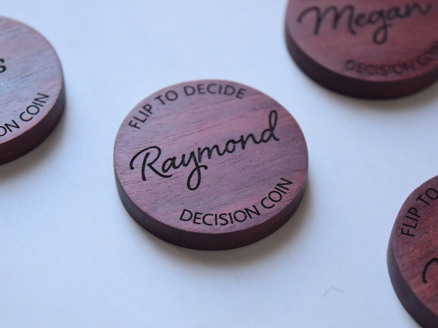 Magnetic Decision Maker Coin - Purple Heart