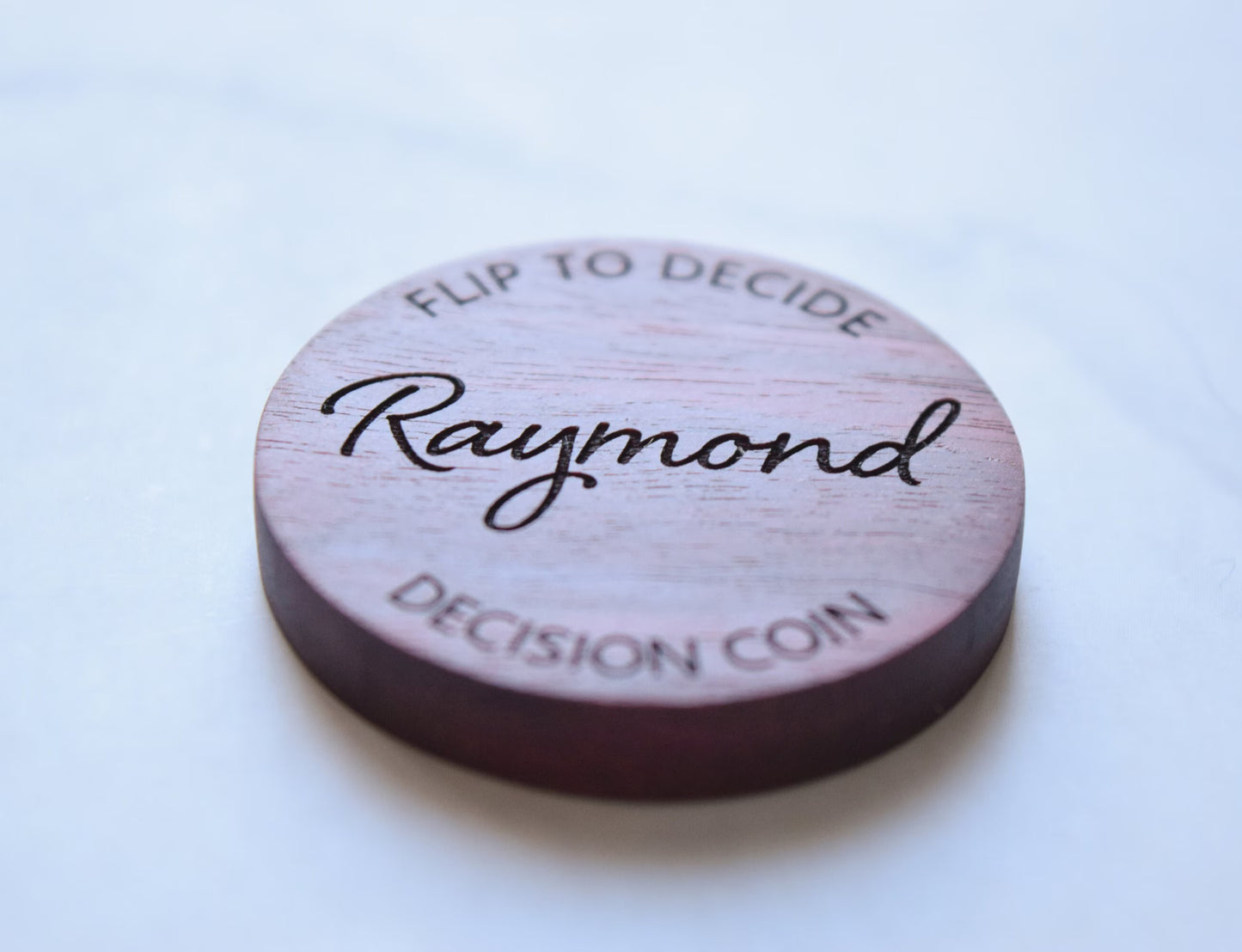 Magnetic Decision Maker Coin - Purple Heart