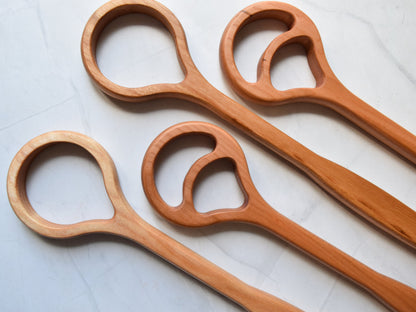 Personalized Cherry Bread Maker Set - Includes dough whisk, bread knife and a bread lame