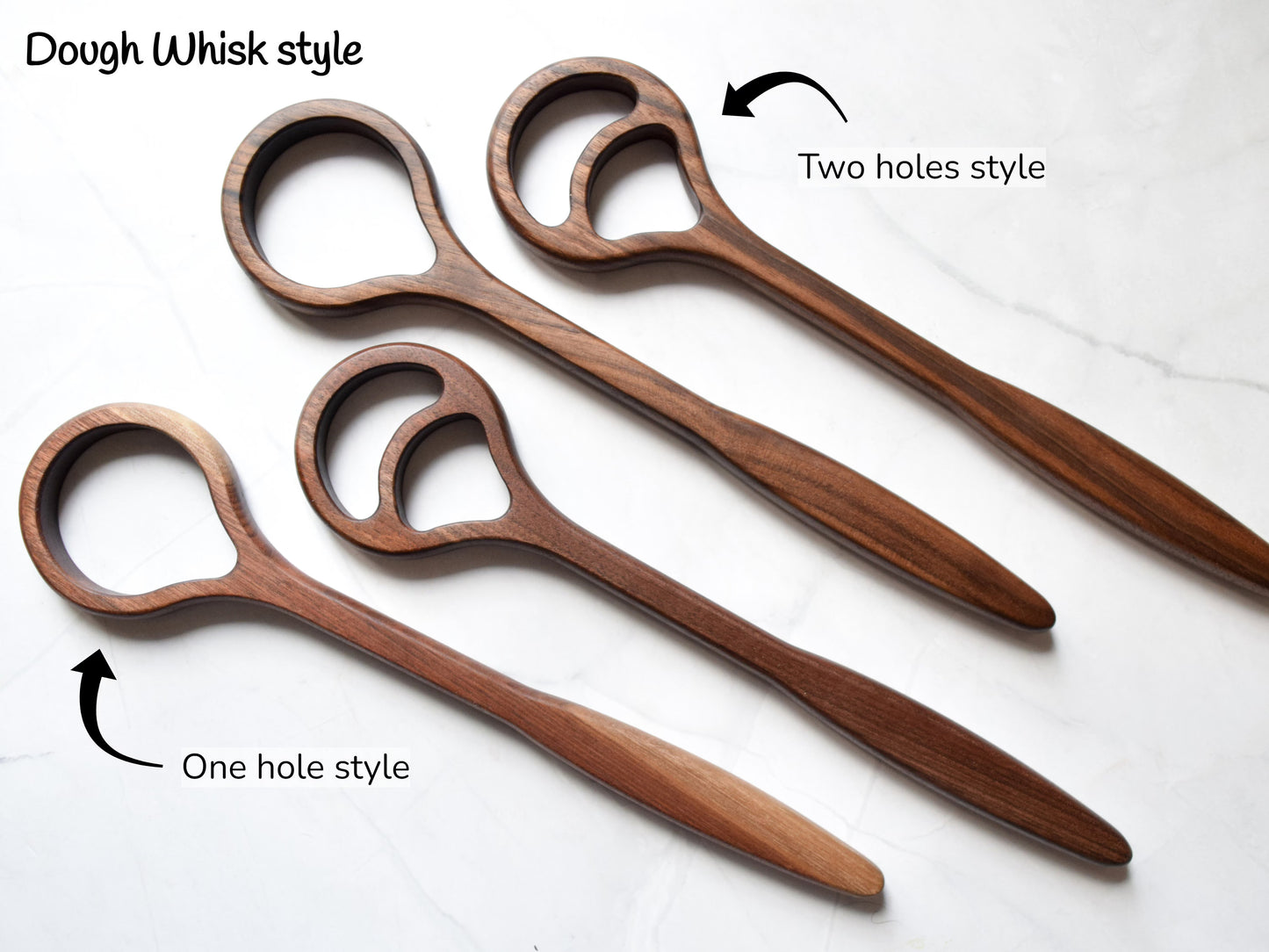 Personalized Walnut Bread Maker Set - Includes dough whisk, bread knife and a bread lame