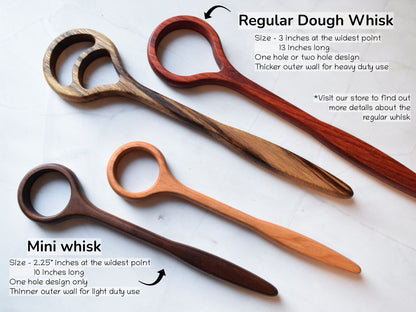 Mini Wooden Whisk