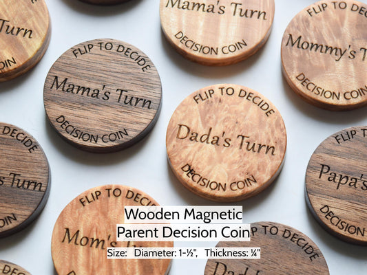 Parent Decision Maker Coin - Magnetic