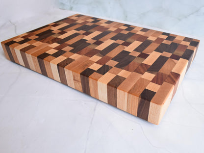 Chaotic End Grain Cutting Board - Butcher Block