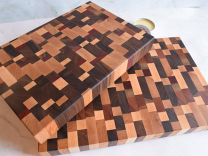 Chaotic End Grain Cutting Board - Butcher Block