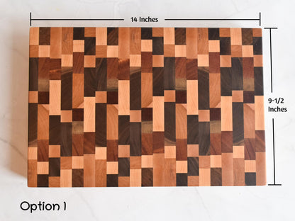 Chaotic End Grain Cutting Board - Butcher Block