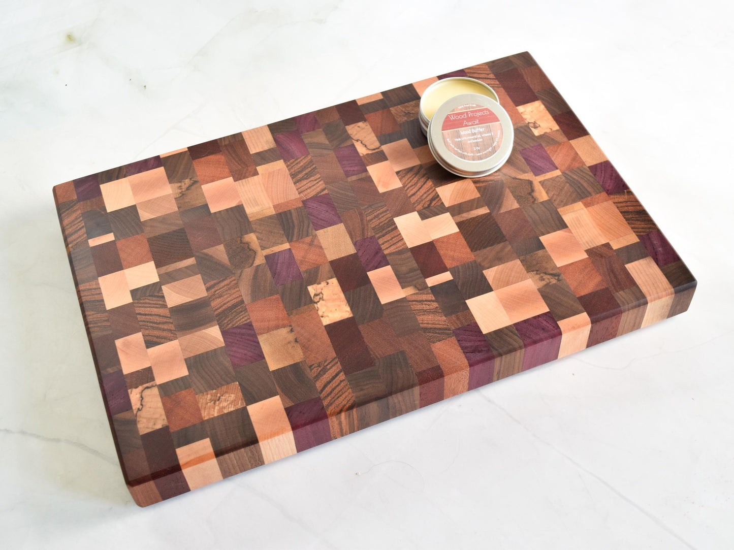 Chaotic End Grain Cutting Board - Butcher Block