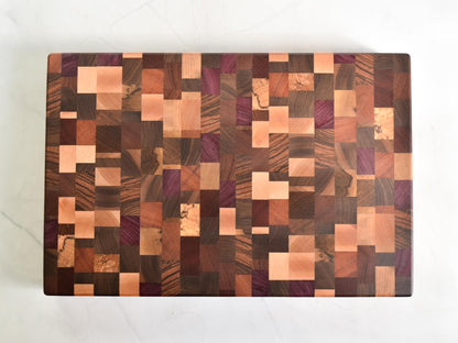 Chaotic End Grain Cutting Board - Butcher Block